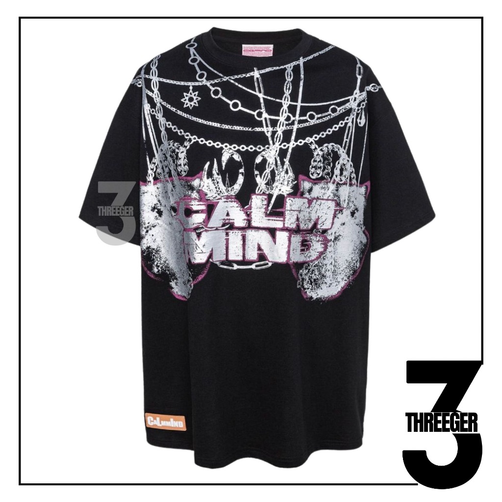 Calmmind Chain Monster Tee Black Original / Calmmind Original