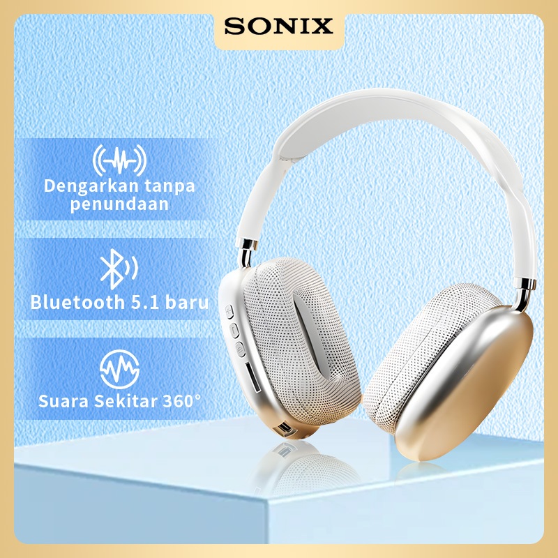Sonix Bluetooth Headphone SP01 HIFI Stereo Noise Reduction Bass Wireless Earphone Gaming Headset Wit
