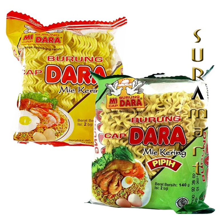 

(135gr) BURUNG DARA Mie Kuning Burung Dara | Mie Kering