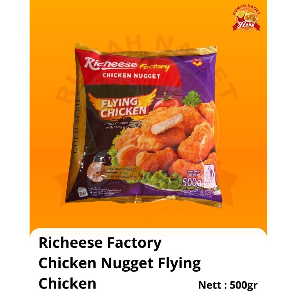 

Richeese Factory Flying Chicken Nugget 500gr