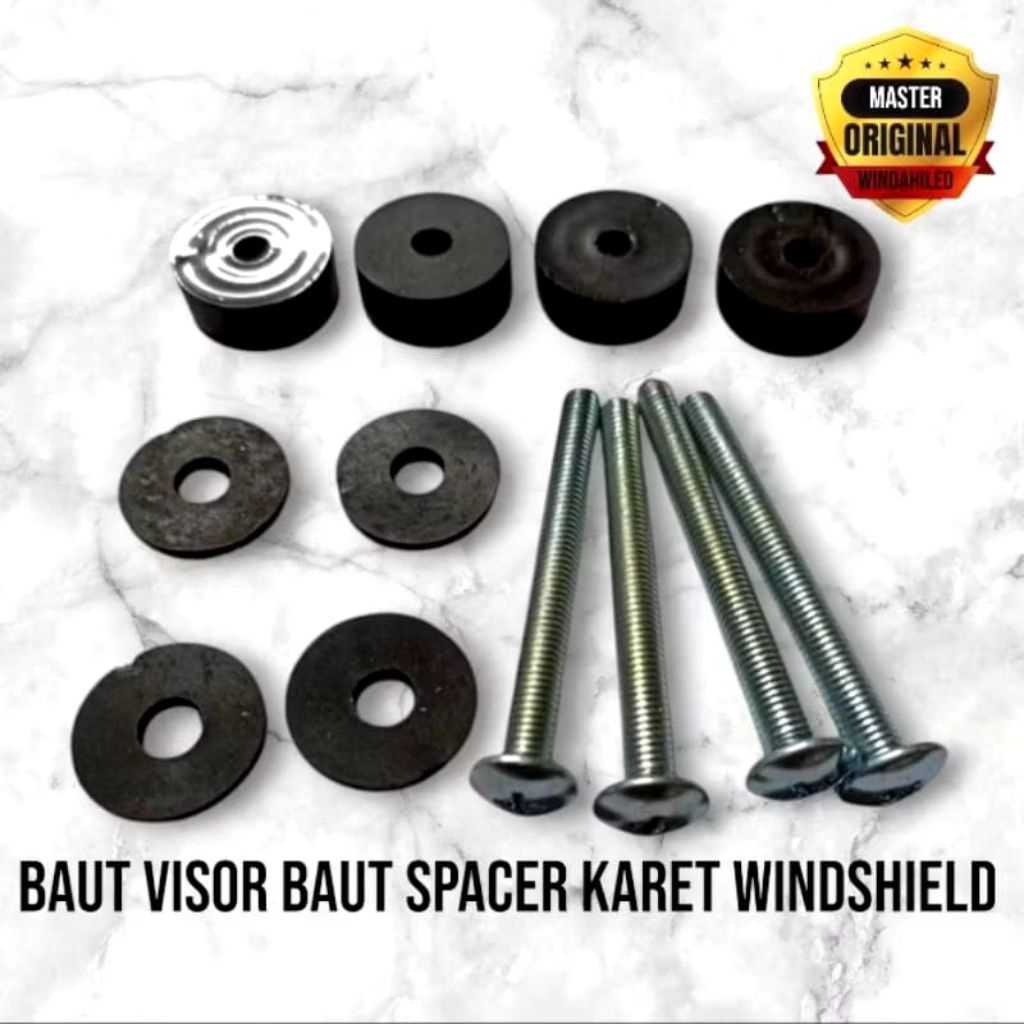 Baut Visor Baut spacer karet Windshield Depan NMax ADV -Dunia Variasi -Ckt Variasi