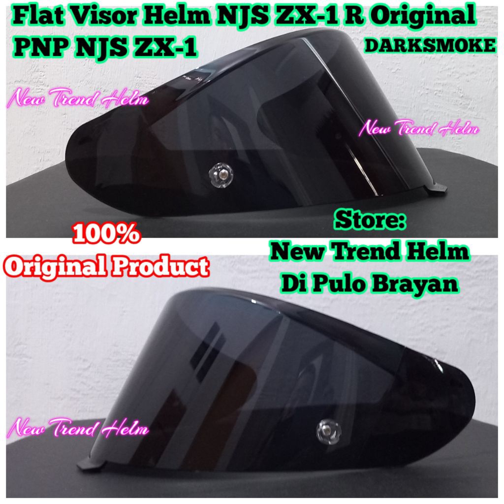 Visor Helm NJS ZX1 Kaca Helm NJS ZX-1 NJS Visor NJS ORIGINAL