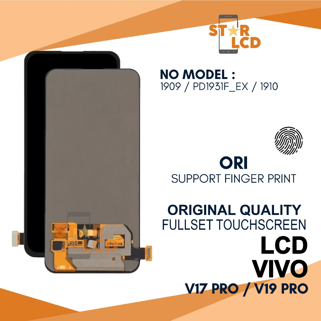 Grosir LCD Vivo V17 Pro / LCD Vivo V19 Pro - Finger Print Fullset Touch Screen