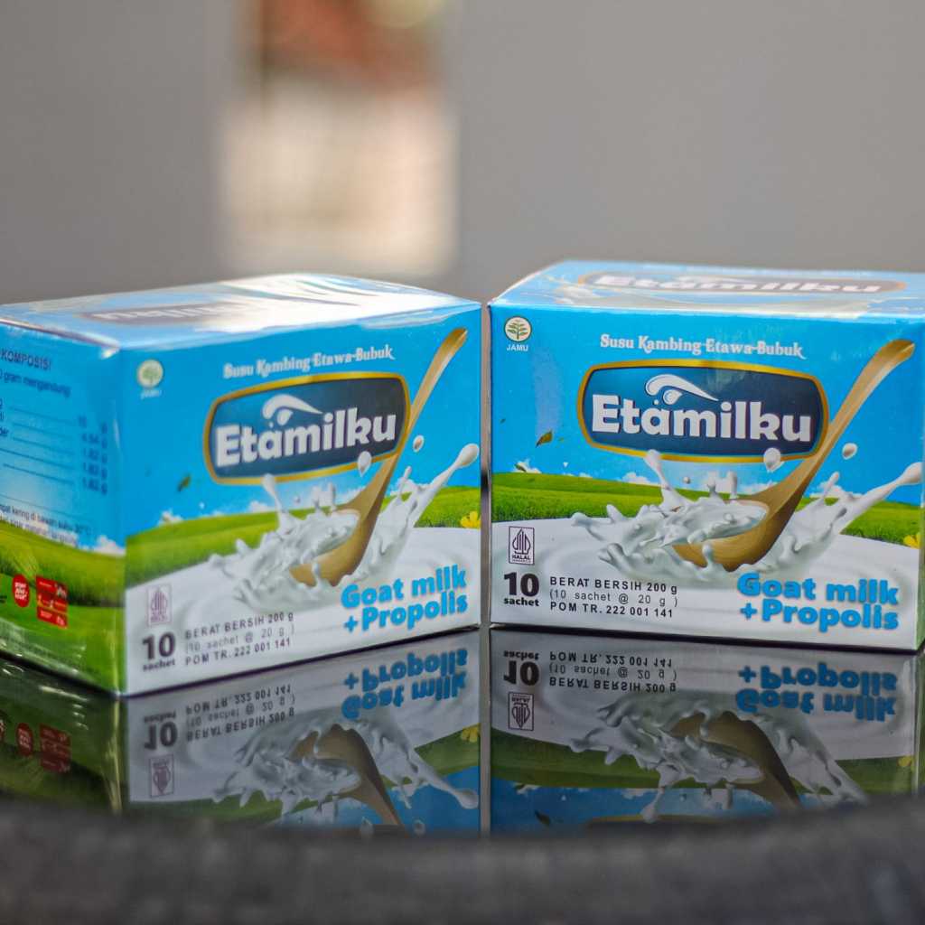 

PAKET 2 BOX Susu Kambing Etawa Bubuk Etamilku Asli Original