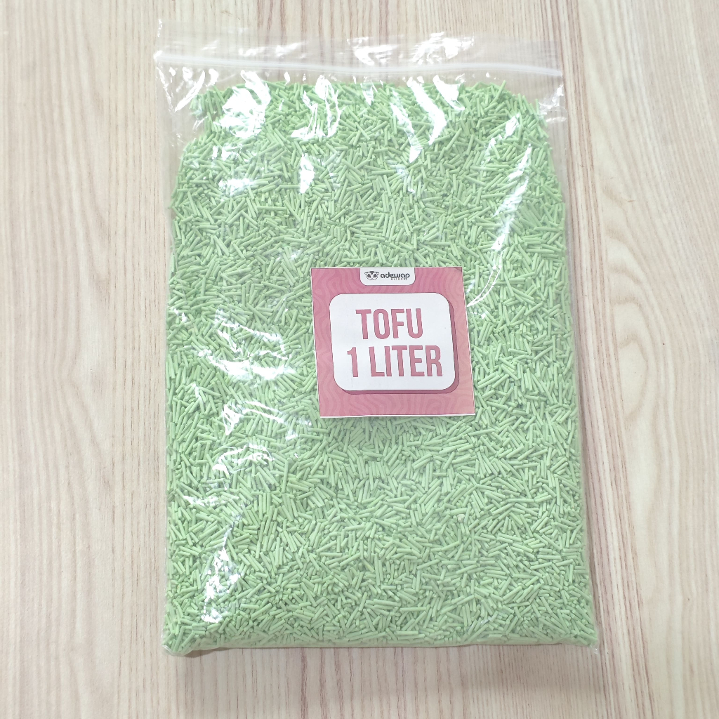 ADEWAP GLIDER Pasir Tofu 1 Liter Alas Kandang Hewan Sugar Glider
