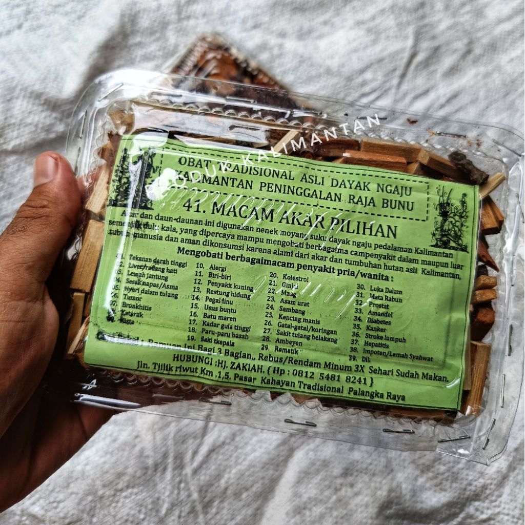 

Ramuan Herbal 41 Macam Akar Pilihan Asli Kalimantan Saluang Belum Akar Kuning Akar Bajakah Akar Pasak Bumi Dll