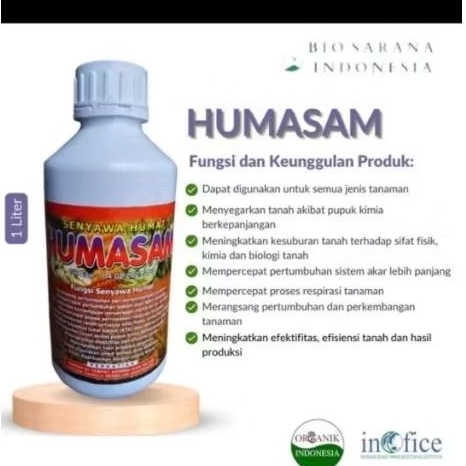 PROMO PEMBENAH TANAH ATAU SENYAWA HUMAT HUMASAM  KEMASAN 1LITER ORIGINAL