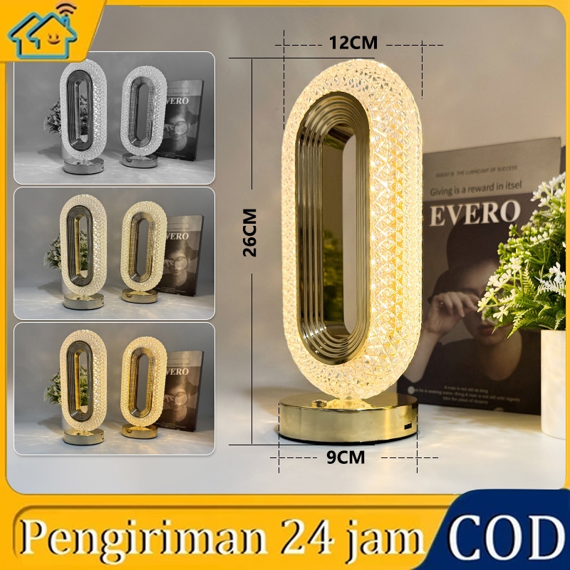 Lampu Meja Aesthetic 3 Warna Lampu Tidur Meja Lampu Malam Lampu Baca Lampu Meja Aesthetic Korea