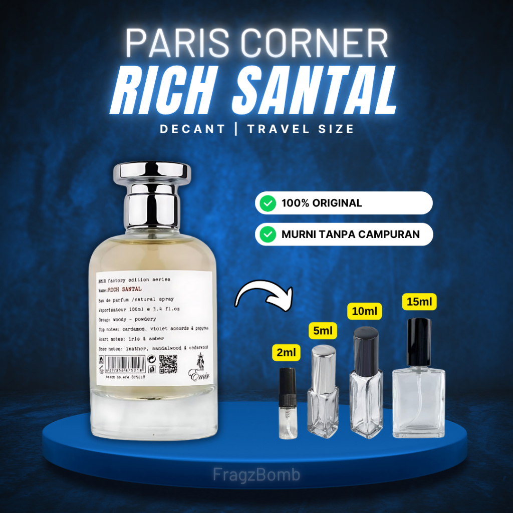 [DECANT] Rich Santal Emir Factory Edition - Parfum Pria