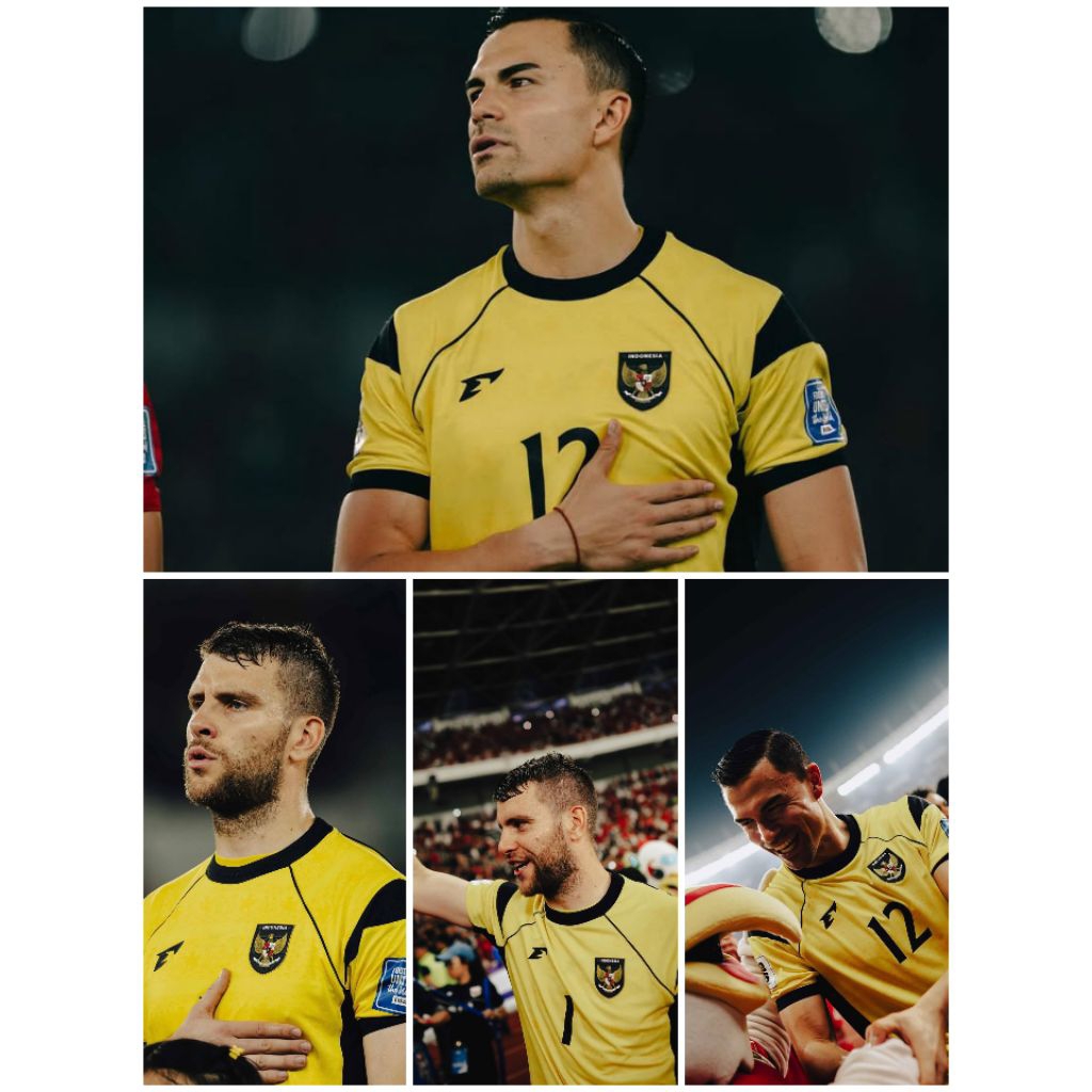 JERSEY BOLA KIPER TIMNAS INDONESIA YELLOW TERBARU