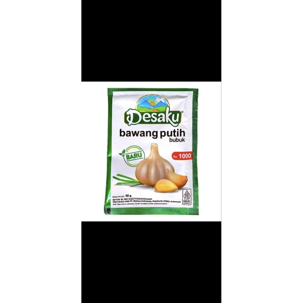 

Desaku Bawang Putih Bubuk 1 renceng isi 10 pcs