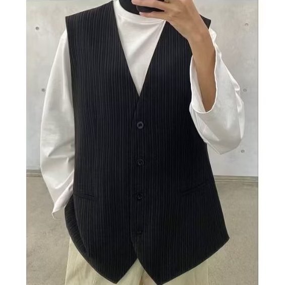 tailor stripe vest saba modest