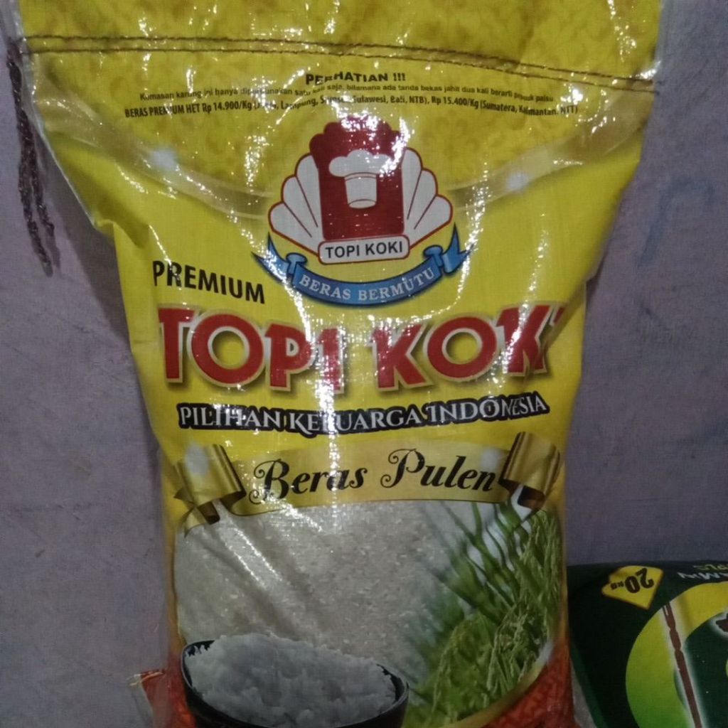 

beras topi koki