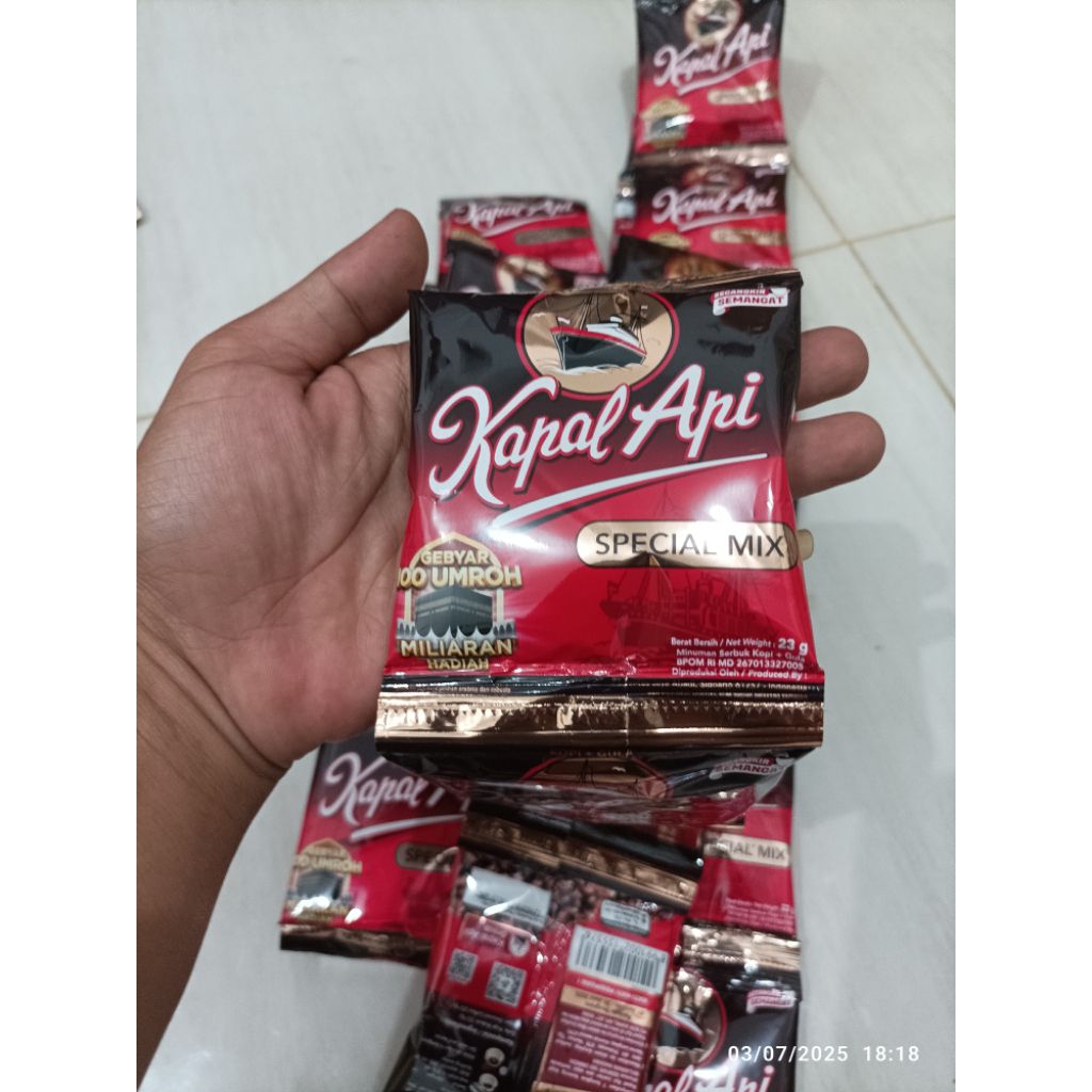 

kopi kapal api special mix renteng 23gr isi 10sachet