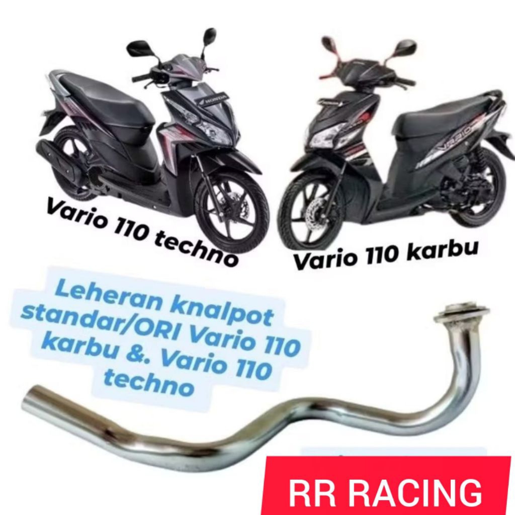 pipa LEHERAN knalpot Vario 110 karbu
