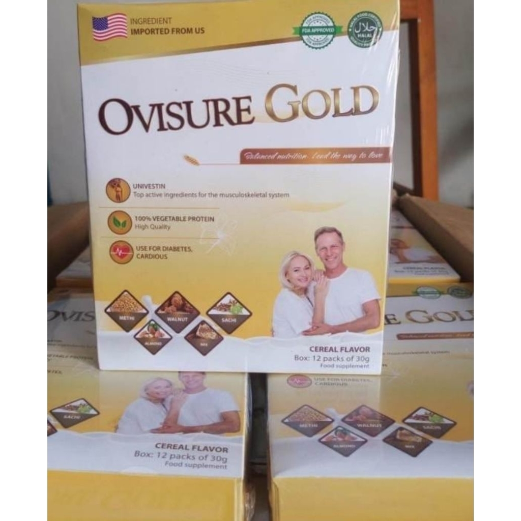 

￼Ovisure Gold Milk Original (PAKET 2 BOX LEBIH HEMAT!!!)Susu Kesehatan Ovisure Gold Mencegah Pengeroposan Tulang (KEMASAN LAMA)