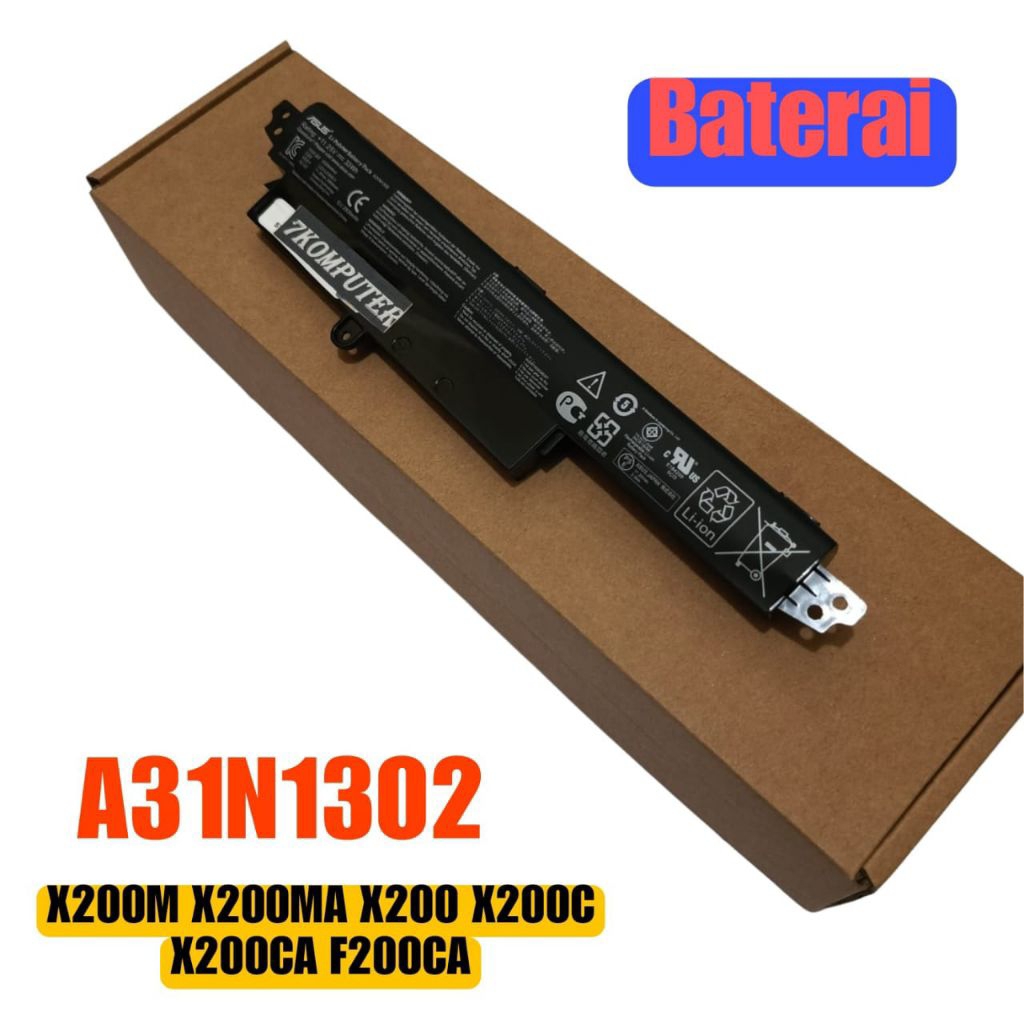 Baterai/Battery Notebook Asus X200M X200C X200MA X200 X200CA Terlaris