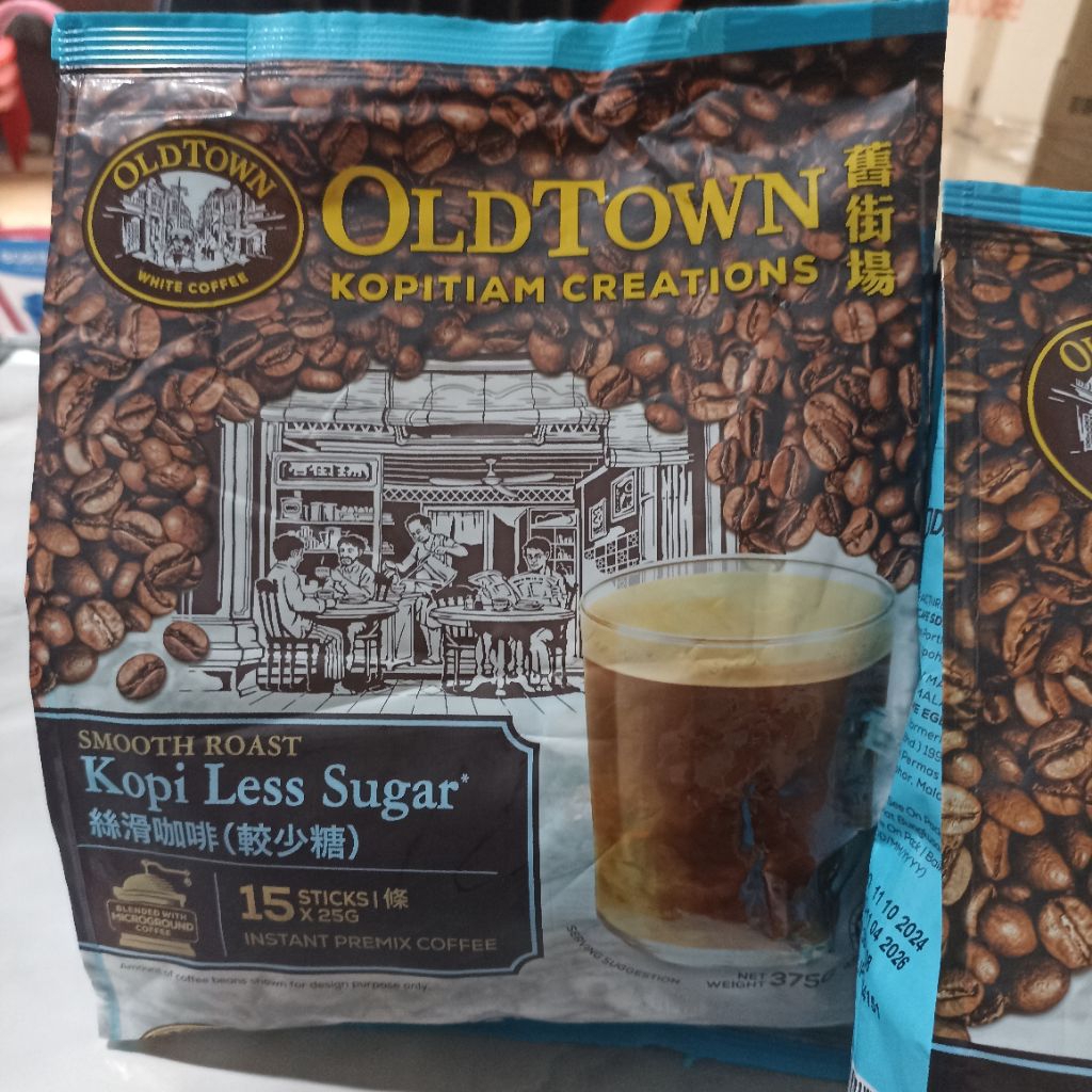 

Oldtown KopiTiam Creation Varian Kopi Less Sugar (15 Stick).