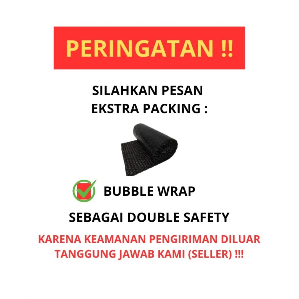

Wajib Extra Bubble Warp Untuk Packing Safety