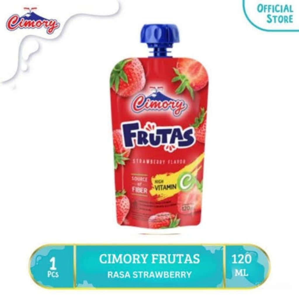 

Cimory Frutas 120ml - Minuman Jelly Yogurt, Tinggi Vitamin C & Serat