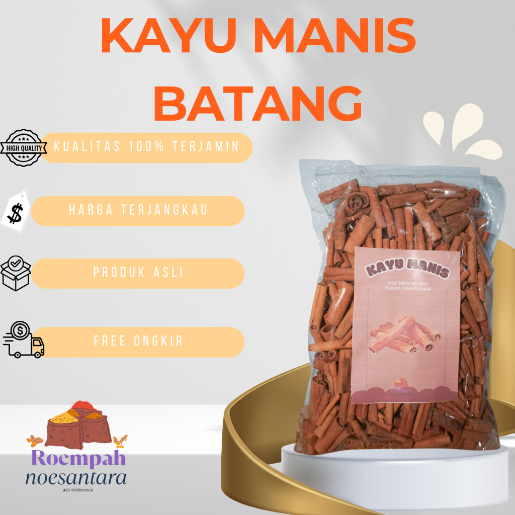 

Kayu Manis 3cm Batang 100% ASLI Tanpa Campuran Kayu Manis Murni / Kayu Manis 3 cm Batang 250g 500g 1kg Minuman Herbal Jamu Kualitas Jamin