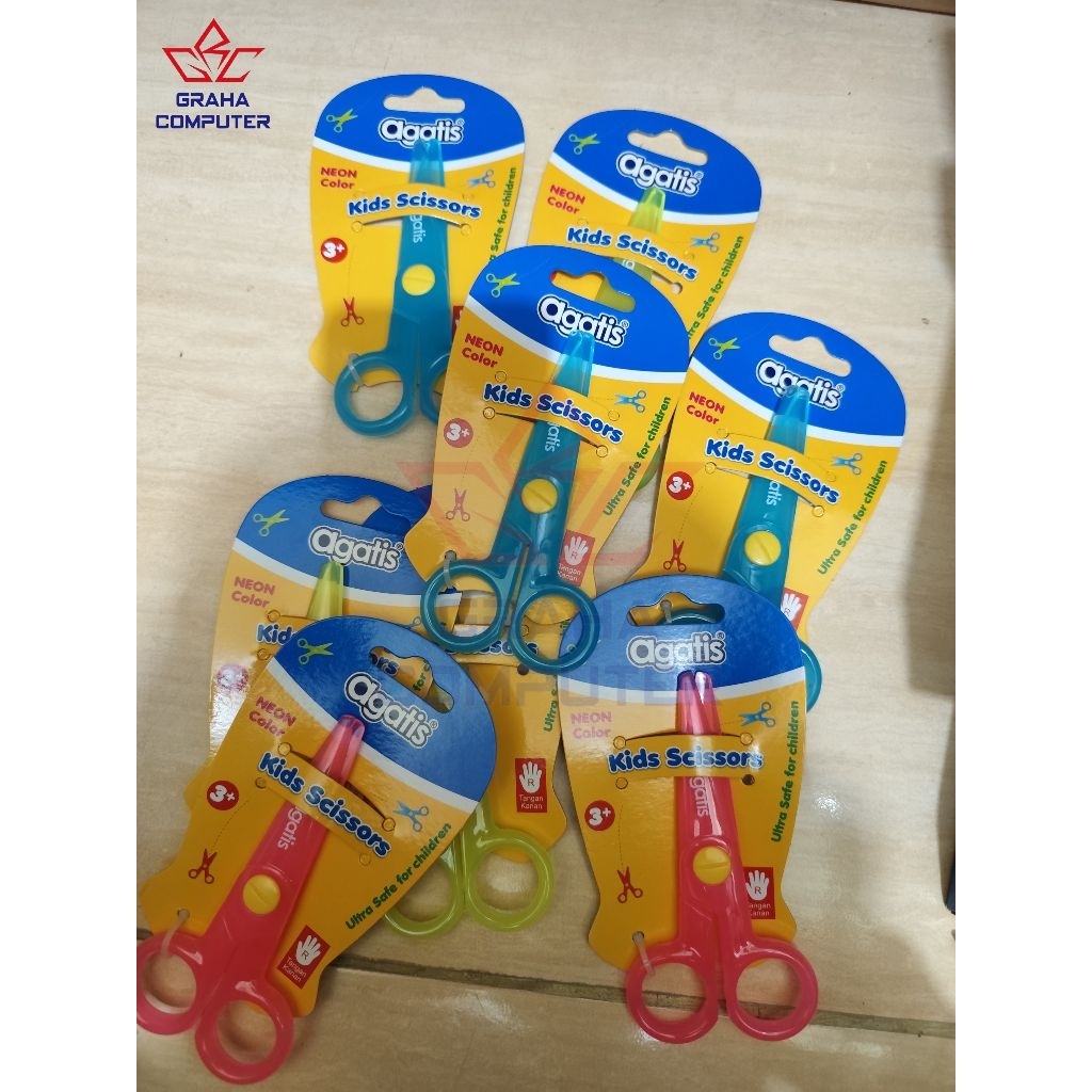 

Agatis - Gunting Anak Plastik Warna Neon
