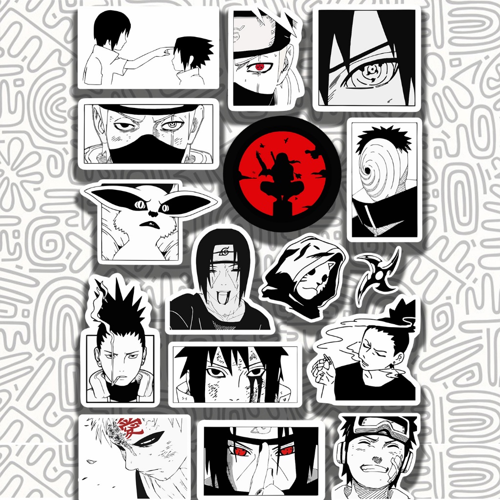 

Stiker Anime Naruto itachi sasuke kakashi || Sticker Aesthetic Naruto Sharingan