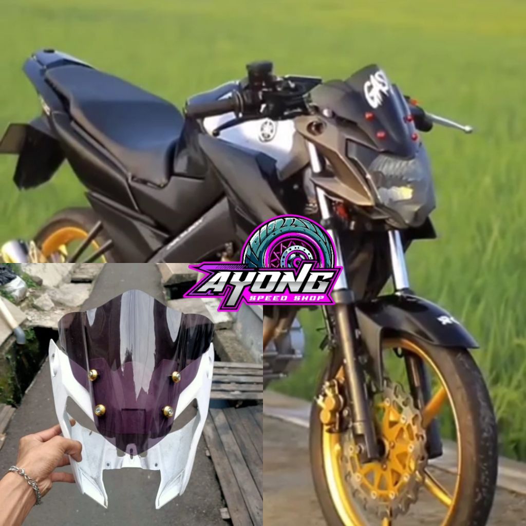 Visor variasi Yamaha Vixion advance 2016-2017 plus baut variasi