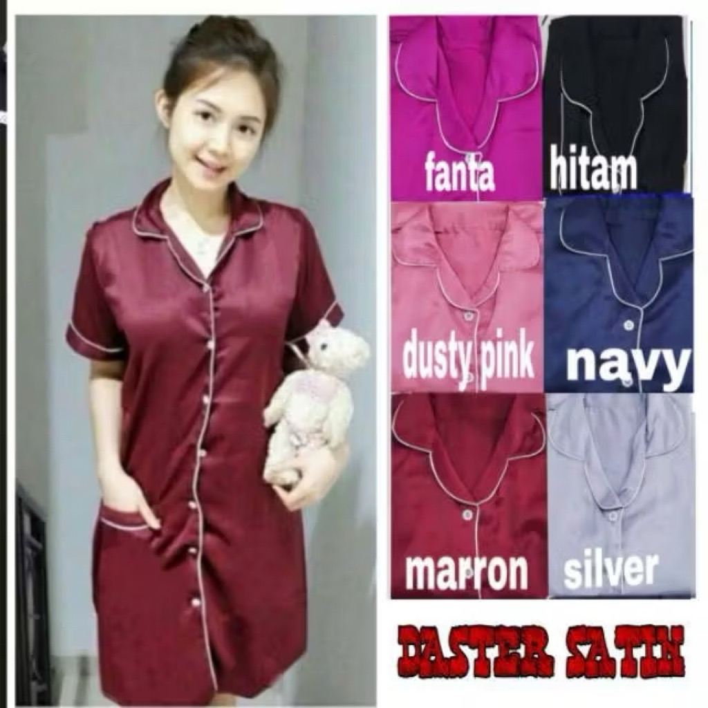 Daster piyama satin