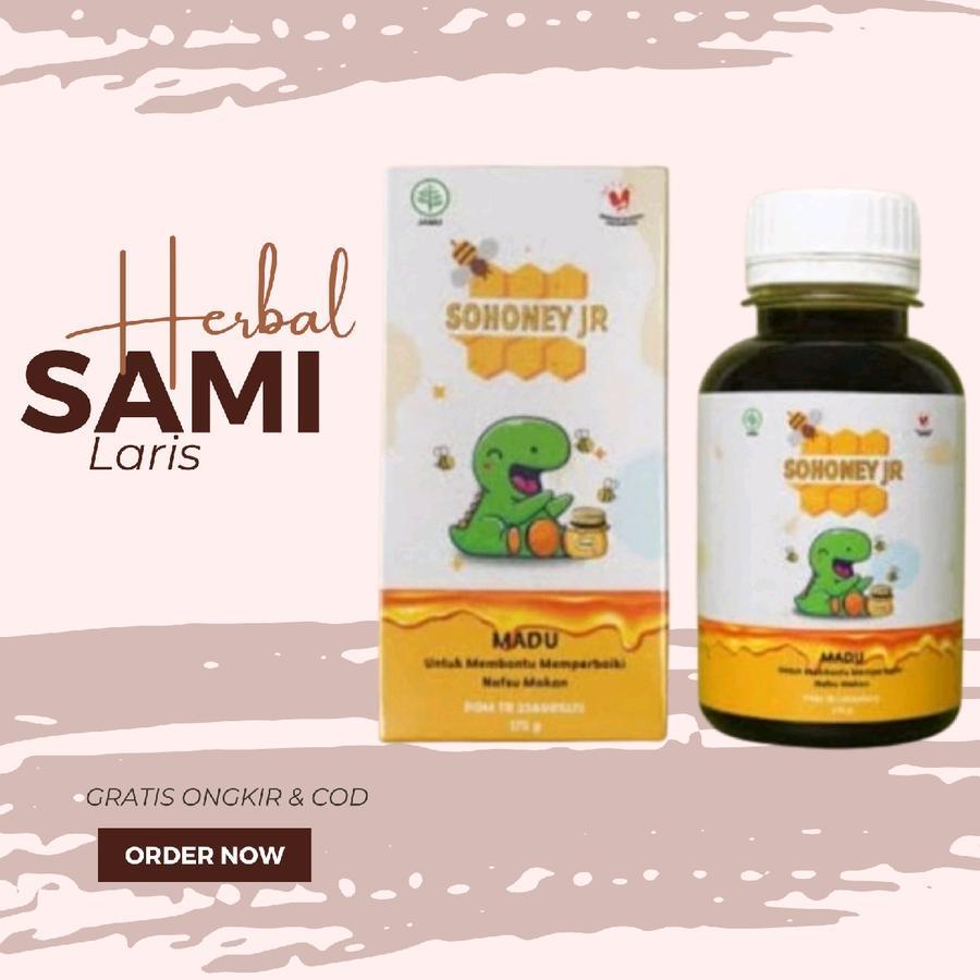 

SOHONEY JR - 1 PAKET - MADU PENAMBAH NAFSU MAKAN ANAK