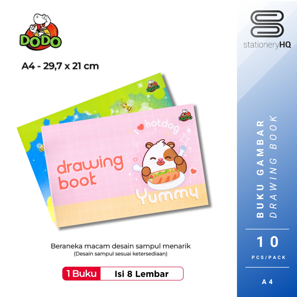 

(10 Pcs) Dodo Buku Gambar A4