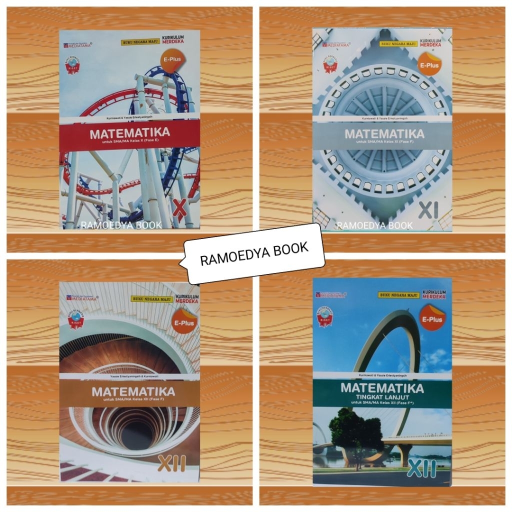 Buku E-Plus Matematika SMA/MA kelas 10,11,12 Kurikulum Merdeka MEDIATAMA