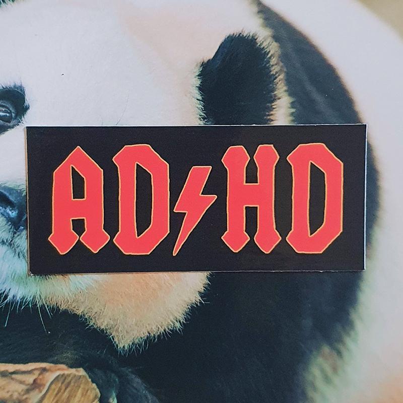 

ADHD - Vinyl Sticker - Waterproof - Stiker Tahan Air
