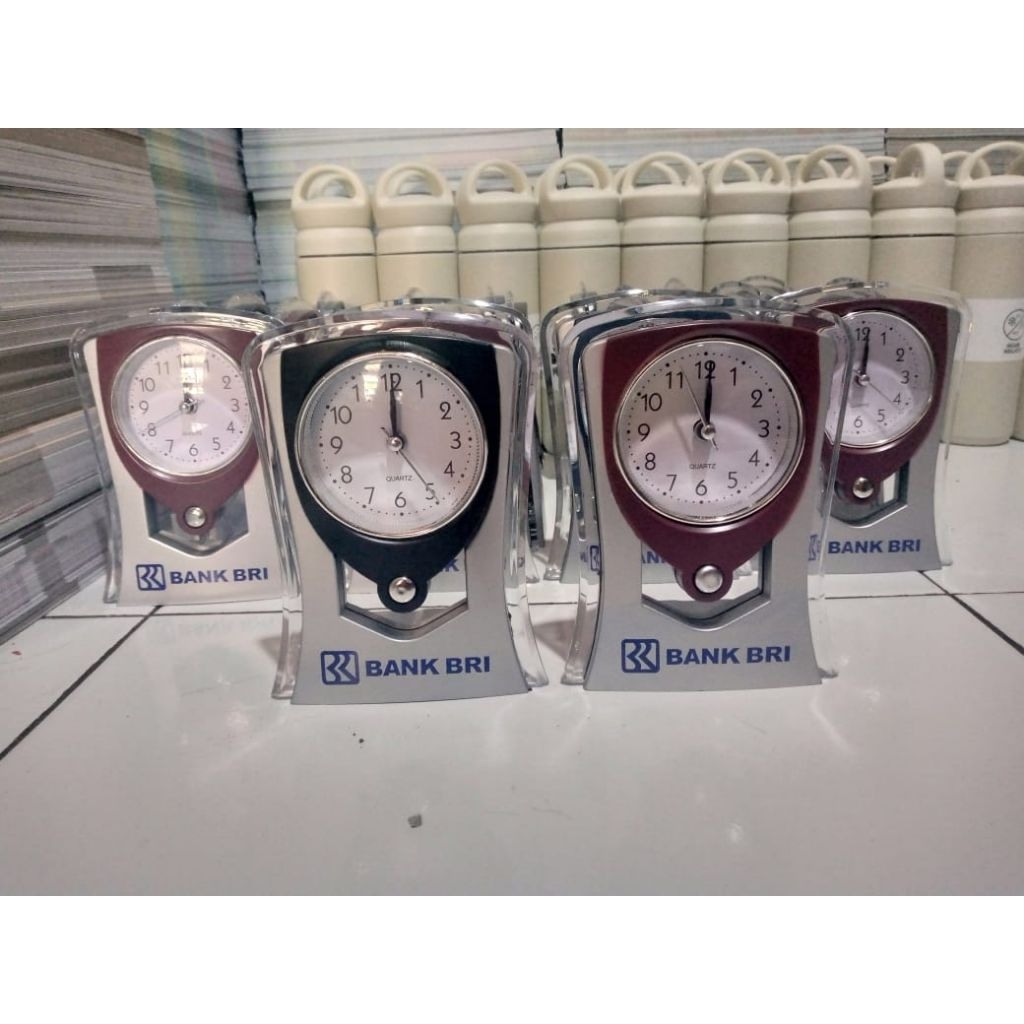 CUSTOM JAM / JAM SOVENIR / Jam Meja Custom / Jam Mini Custom logo
