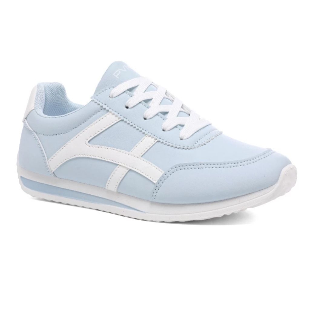 SEPATU KATS WANITA ORIGINAL LOKAL BRAND PVN BLUE