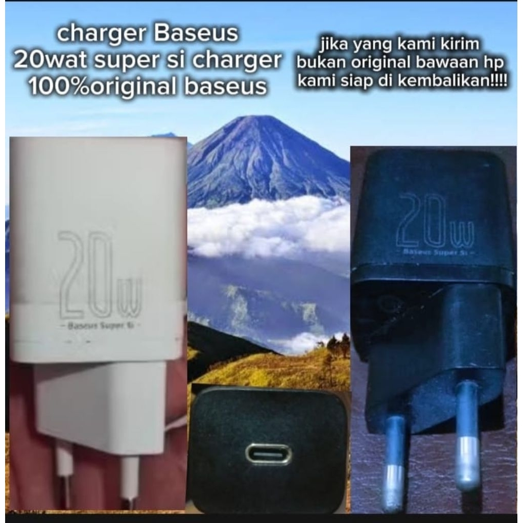 Charger Baseus original baseus 20wat super si charger