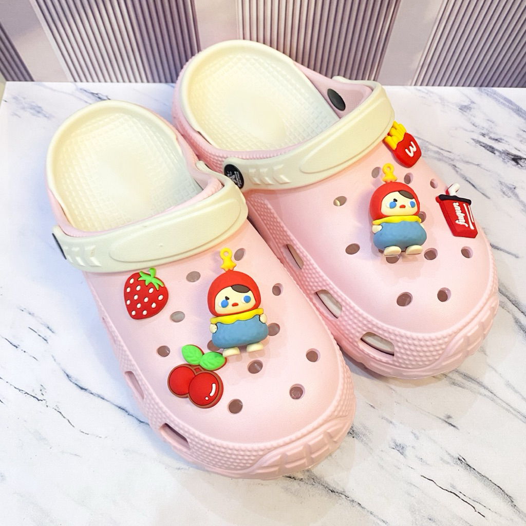 KOAKI.TEMBUNG - Sendal Baim Jelly Anak Perempuan Anti Slip Lucu Karakter