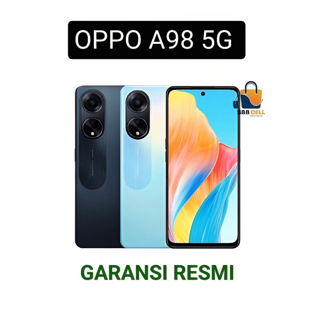 HP OPPO A98 5G 8/256 GB - OPO A 98 5G RAM 8GB ROM 256GB GARANSI RESMI