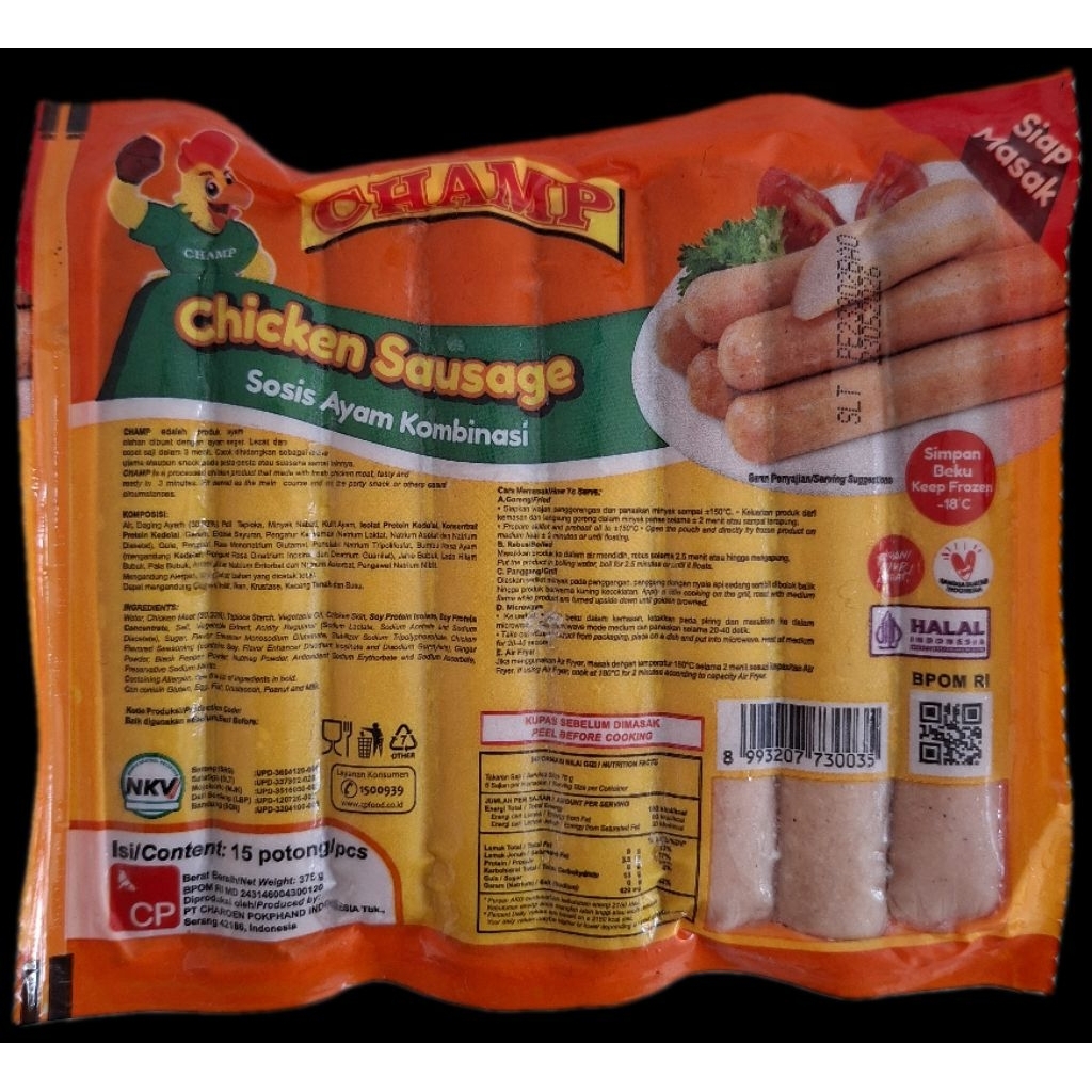 

Sosis Champ 375 gr