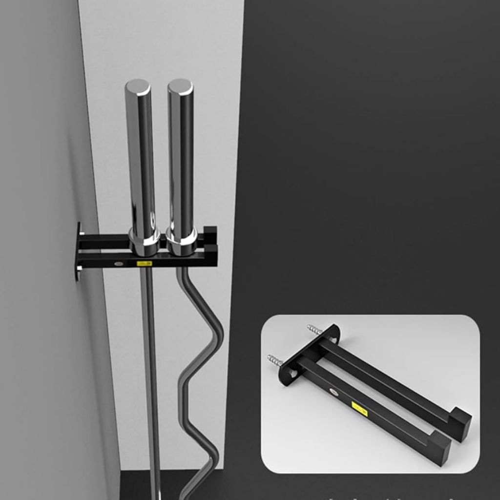 rak barbel gantung singel/rak dinding