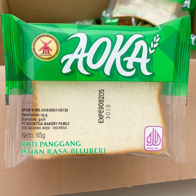 

Roti Aoka Lembut Rasa Bluberi – Roti Isi Selai Blueberry