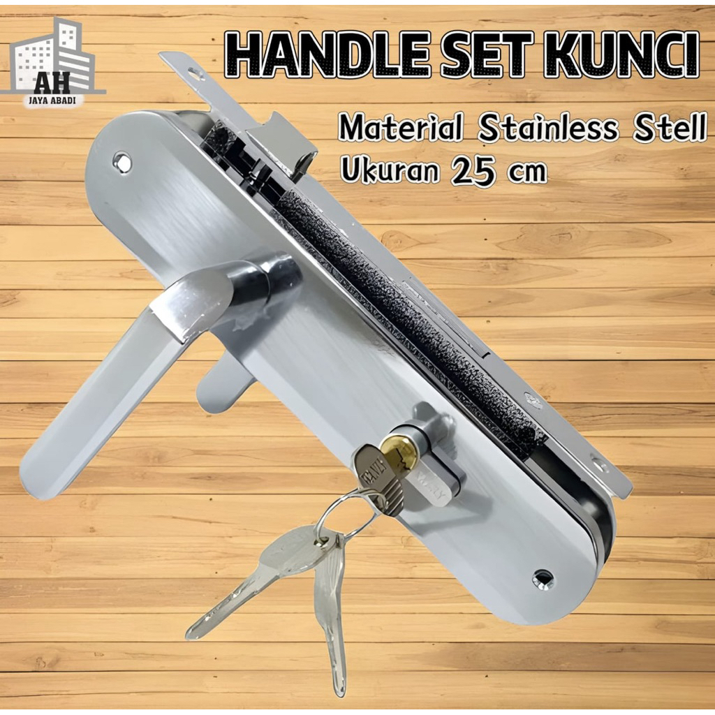 Handle pintu 1 set besar 25 cm / handle pintu / handel pintu wanly
