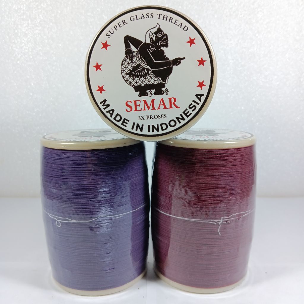 Benang Senar Gelasan Tasi Layangan Cap Semar 0,25 Klos 6000 Yard