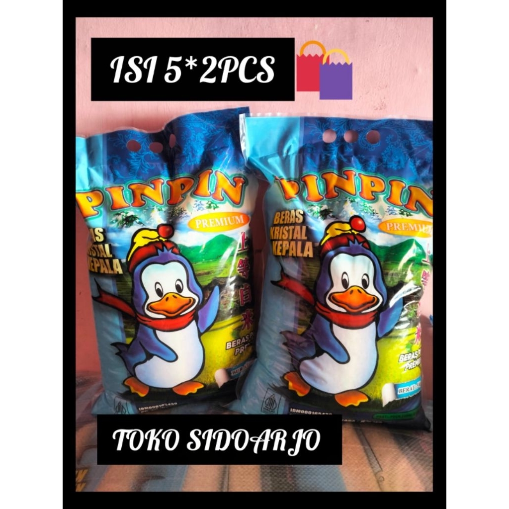 

BERAS PIN-PIN KEMASAN 5KG (ISI 2PCS)