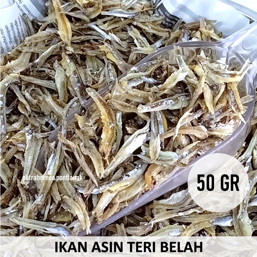 

[Praktis] Ikan Teri Belah Tanpa Kepala 50 gr / Teri Kupas Kering
