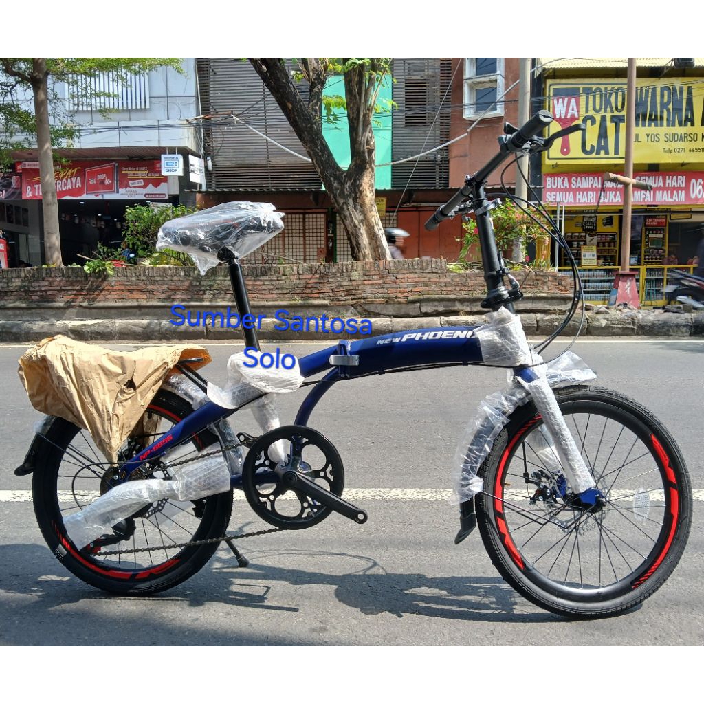 SEPEDA LIPAT PHOENIX 20 INCH CAKRAM TERBARU HARGA PROMO