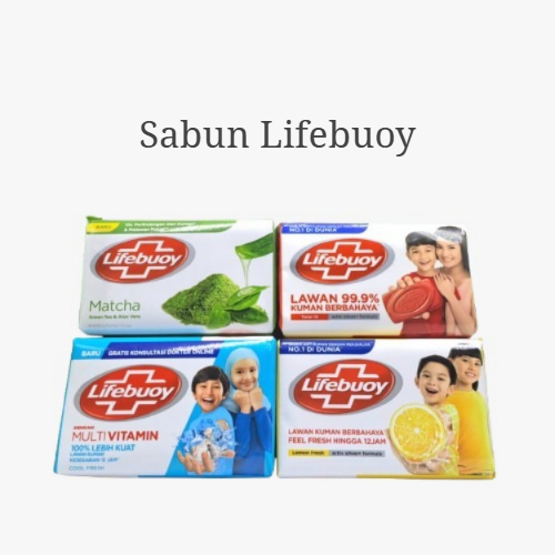 Lifebuoy Sabun Mandi Batang 70gr / Sabun Lifebuoy / Sabun Mandi / Sabun