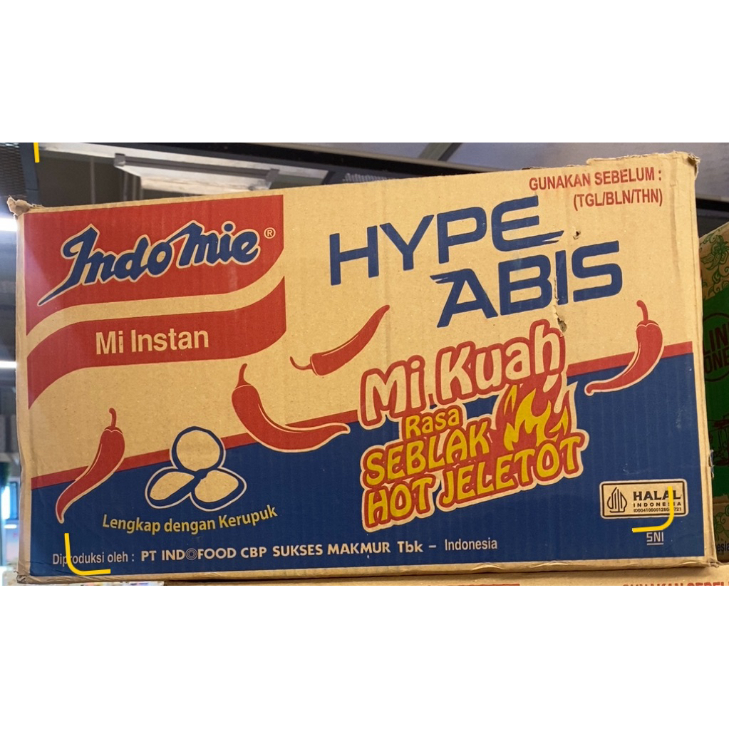 

Indomie Kuah Seblak Hot Jeletot 1 dus