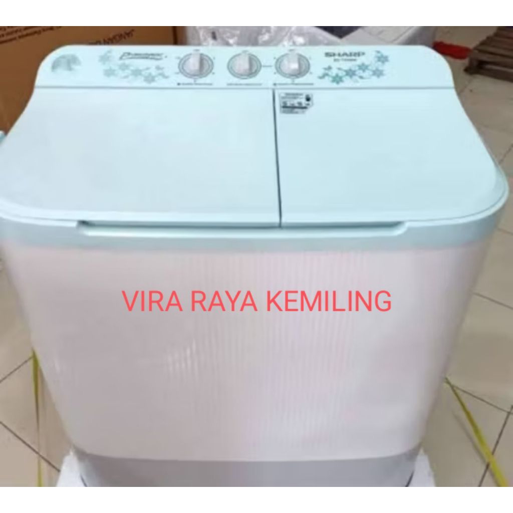 (CARGO) SHARP EST 90 MW MESIN CUCI 2 TABUNG 9 KG