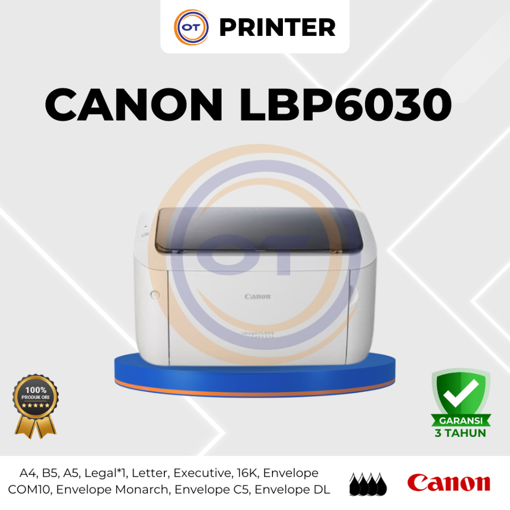 Printer Canon Laserjet LBP 6030 LBP6030 LBP-6030 Bergaransi 3 Tahun